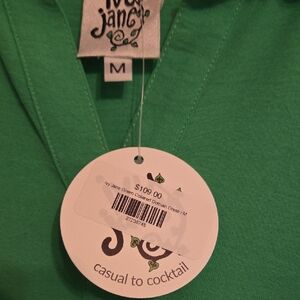 Ivy Jane Emerald Green V-Neck Blouse